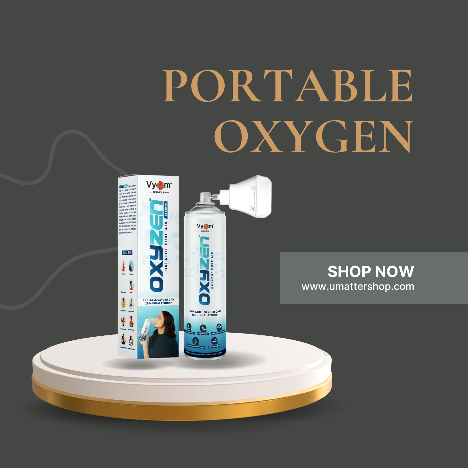 Portable Oxygen Can