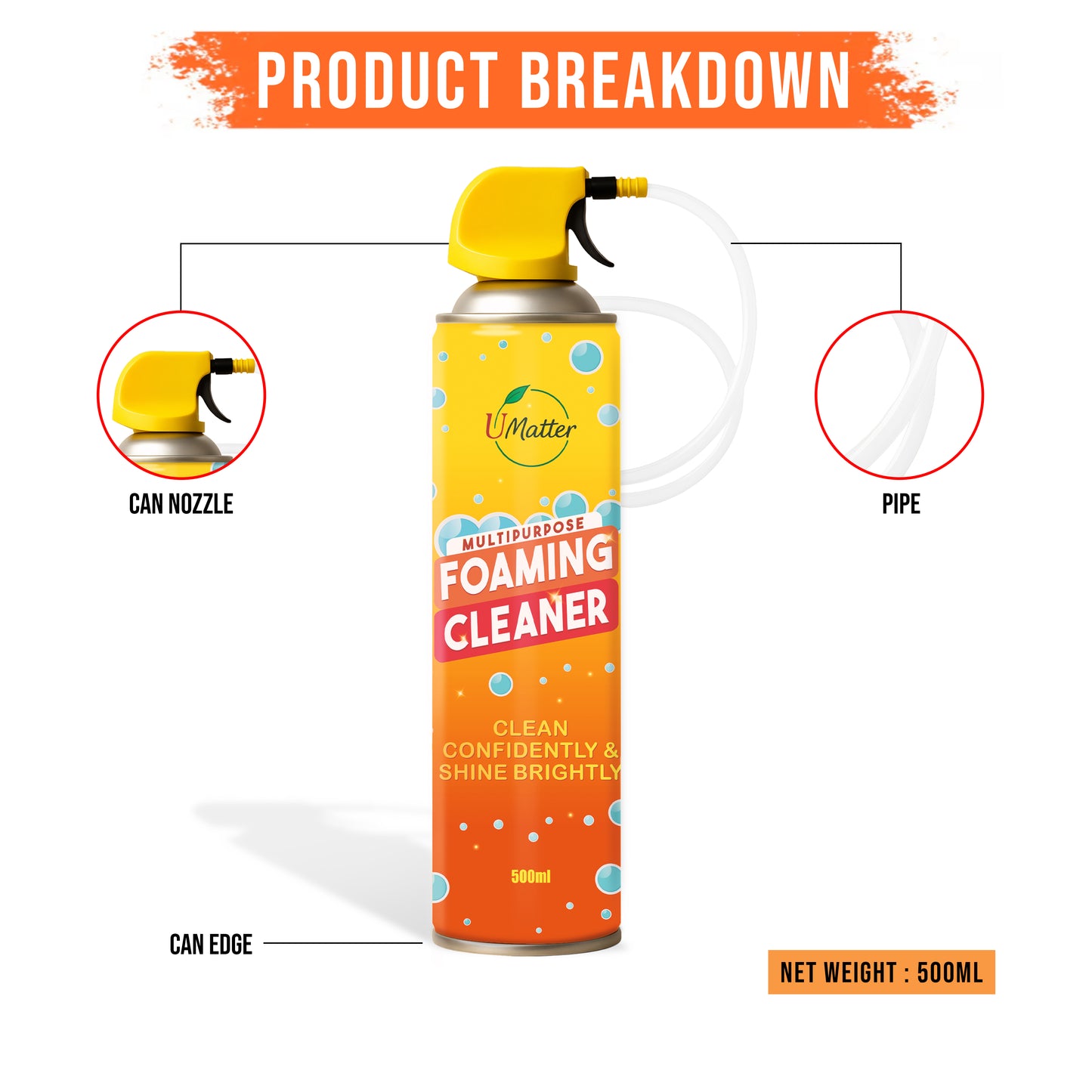 Foam Cleaner (Pack of 4)