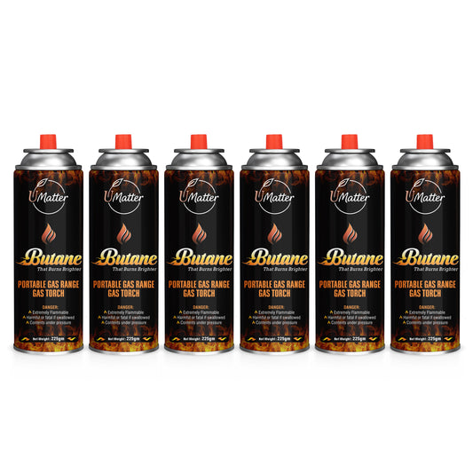 Butane Gas Can (Pack of 6)